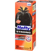 HEFTY Strong Easy Flaps Garbage Bags - Large 77 L (20 Bags)(8/Case)-Chicken Pieces