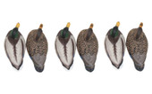 Mayhem Decoys Painted-Head Mallard Floater Duck Decoy Pack 6 pack. CHICKEN PIECES