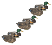 Mayhem Decoys Painted-Head Mallard Floater Duck Decoy Pack 6 pack. CHICKEN PIECES