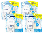 Febreze Fade Defy PLUG Sky Scent Linen  Air Freshener Starter Kit(4/Case)-Chicken Pieces