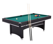 Triumph Phoenix 7' Billiard Table with Conversion Top and Accessories-Chicken Pieces