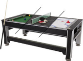 Triumph 84" 3-in-1 Air Hockey with Blower Swivel Game Table-Chicken Pieces