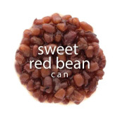 Bossen #10 Can Sweet Red Bean Topping 7.28 lb. - 6/Case | Mild, Sweet-Chicken Pieces