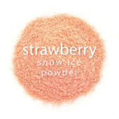 Bossen 2.2 lb. (1 kg) Bubble Tea Strawberry Snow Ice Powder Mix(10/Case)-Chicken Pieces