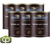 Ghirardelli 3.12 lb. (1.41 kg) Frozen Hot Chocolate Frappe Mix - Creamy Classic Taste(6/Case)-Chicken Pieces