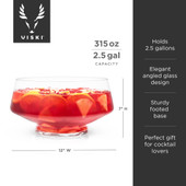 Footed Punch Bowl by Viski®