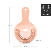 Copper Hawthorne Strainer by Viski®