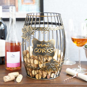 Wine Barrel Cork Display