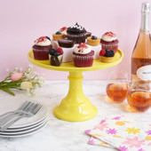 Yellow Melamine Cake Stand