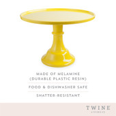 Yellow Melamine Cake Stand