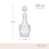 Crystal Vintage Decanter by Twine®