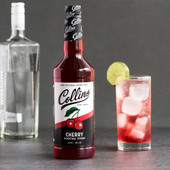 32 oz. Cherry Cocktail Syrup by Collins