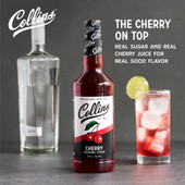 32 oz. Cherry Cocktail Syrup by Collins