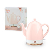 Noelle Pink Ceramic Electric Tea Kettle by Pinky Up®