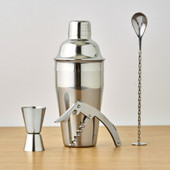 4 Piece Barware Set in SIOC pkg by True