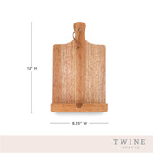 Acacia Wood Tablet Cooking Stand by Twine®