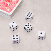 Playing Dice by True Set of 5