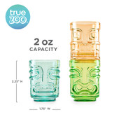 Tiki Trio Shot Glasses, Set of 3 by TrueZoo