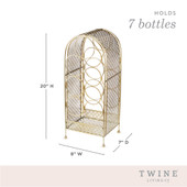 Trellis 7 Bottle Wine Rack by Twine