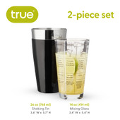 Boston Shaker with Recipes by True