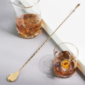 40cm Gold Weighted Barspoon by Viski®