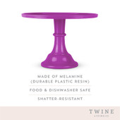 1 Fuchsia Melamine Cakestand