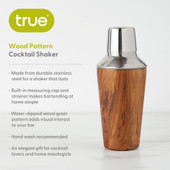 Wood Pattern Shaker by True