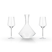 3-Piece Angled Crystal Bordeaux Set by Viski®