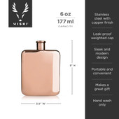 Copper Flask by Viski®