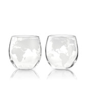 Globe Whiskey Tumblers by Viski®