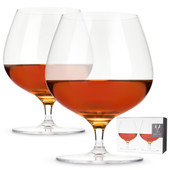 Crystal Wingback Brandy Glasses by Viski®