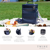 Cooler Backpack in Navy by Twine Living®