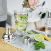 Glass Recipe Shaker by True