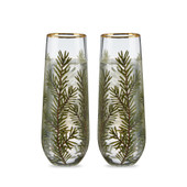 Woodland Stemless Champagne Flute Set by Twine®