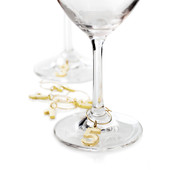 Gold Plated Wine Charms by Viski®