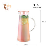 Charlie Iridescent Glass Iced Tea Carafe by Pinky Up