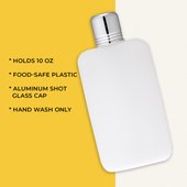 10 Oz Plastic Flask