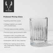 Pedestal Mixing Glass by Viski