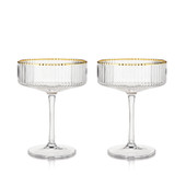 Meridian Coupe Glasses (set of 2) by Viski®