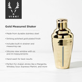 Gold Measured Shaker by Viski