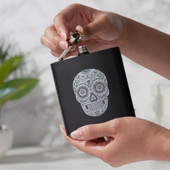 Dia De Los Muertos Flask by True