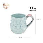 Mermaid Blue Mug by Pinky Up®