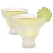 Glass FREEZE Margarita Glass (set of two) by HOST®