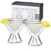 Double Walled Martini Glasses by Viski