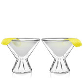 Double Walled Martini Glasses by Viski