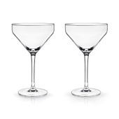 Angled Martini Glasses by Viski