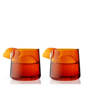 Amber Aurora Cocktail Tumblers (set of 2)