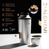 Alchemi Vacuum Insulated Shaker by Viski