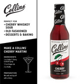 12.7 oz. Cherry Cocktail Syrup by Collins