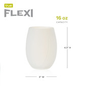 Flexi Clear Aerating Silicone Cups 2 Pack by True